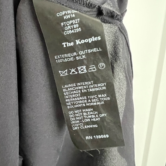 🪽 The Kooples Silk Long Sleeve - Picture 5 of 8